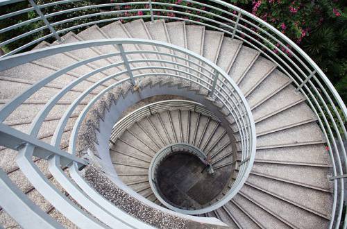 Anti-Slip Marble Stairs